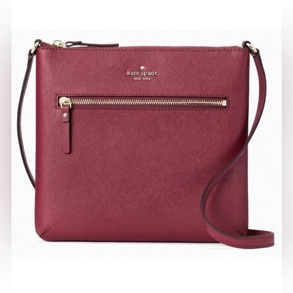 kate spade Bags Kate Spade Laurel Way Rima Crossbody Burgundy